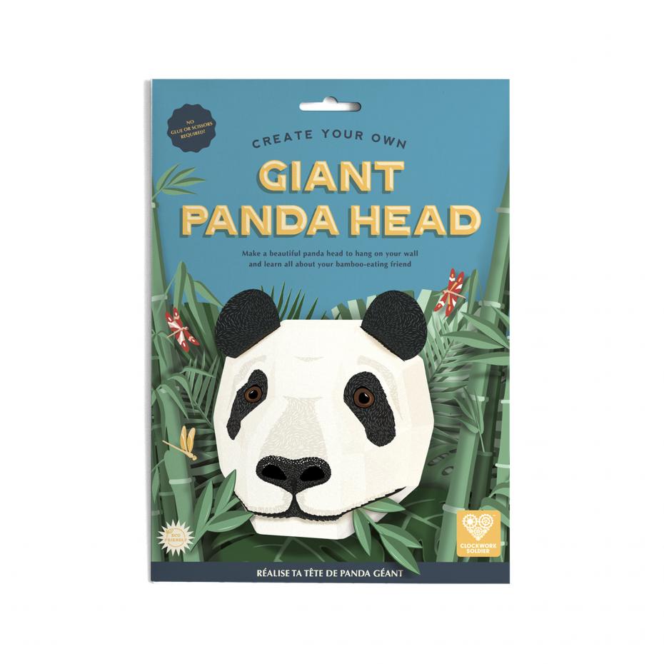 Make a beautiful panda head to hang on your wall and learn all about your bamboo-loving friend.